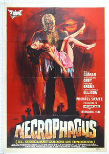 Necrophagus (1971) Spanish 1 Sheet Poster #New