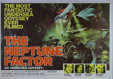 Neptune Factor (1973) UK Quad Poster