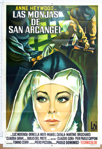 Nun and the Devil (1973) Argentinian Poster #New