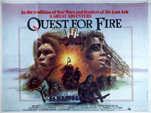 Quest for Fire (1981) UK Quad Poster (Style B) 2