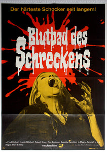 Scream Bloody Murder (1972 / R73) German A1 Poster