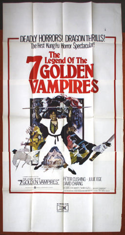 Legend of the Seven Golden Vampires (1974) South African 3 Sheet