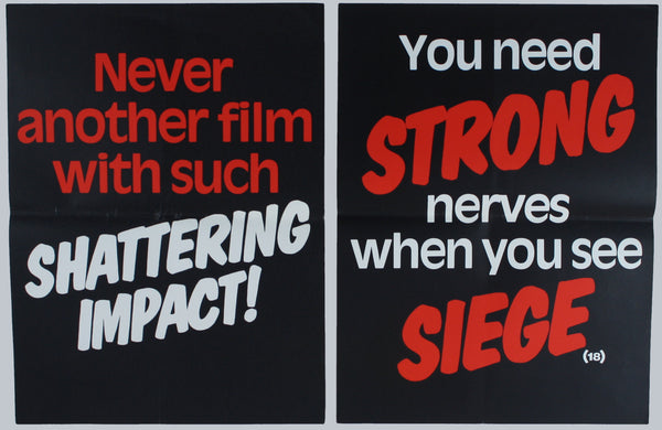 Siege (1983) UK Quad / Special Posters