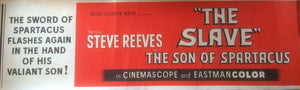 Text banner with title on red at right, tagline on white at left.