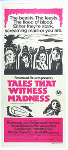 Tales That Witness Madness (1973) Australian Daybill Poster #New