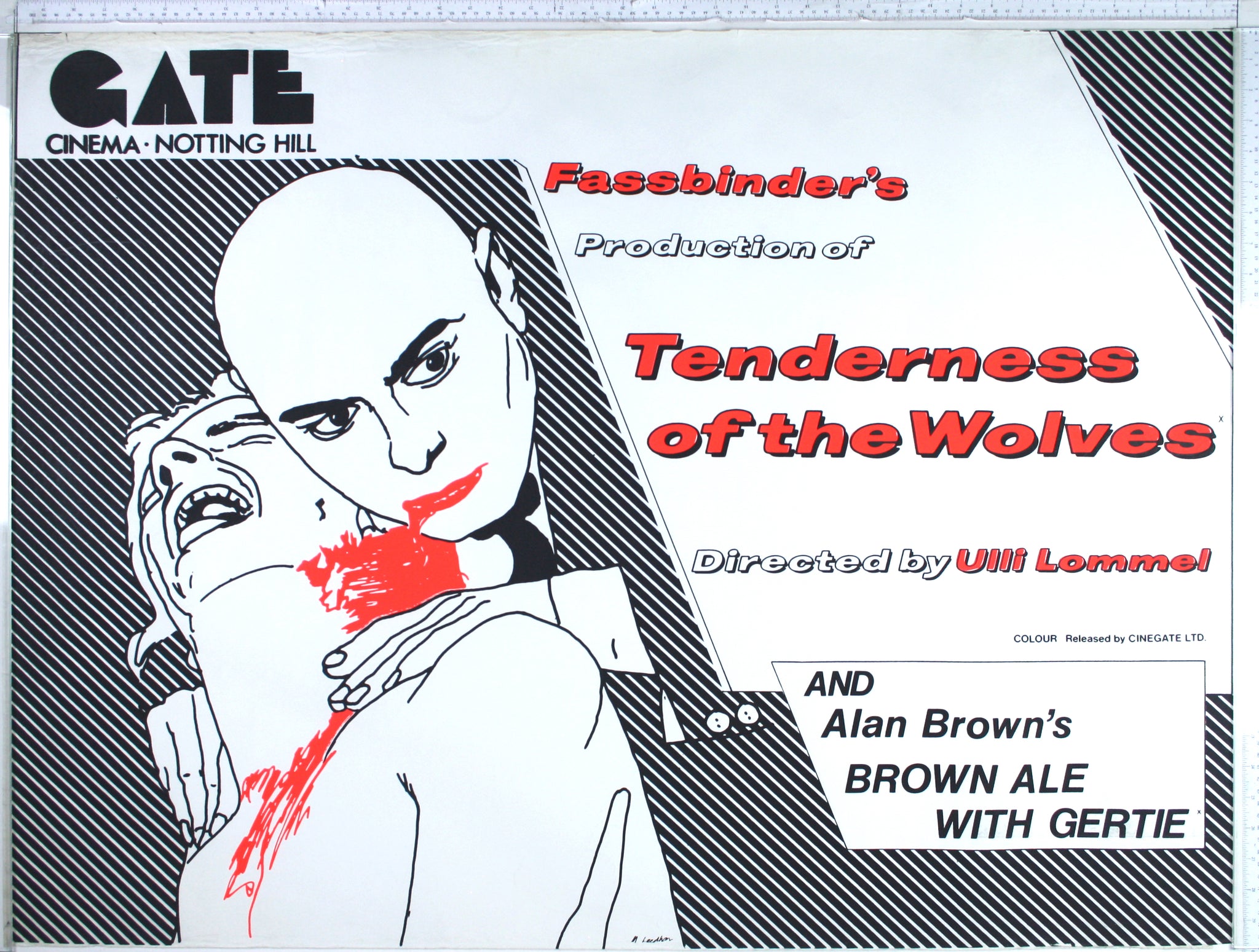 Tenderness of the Wolves (1973) UK Quad Poster