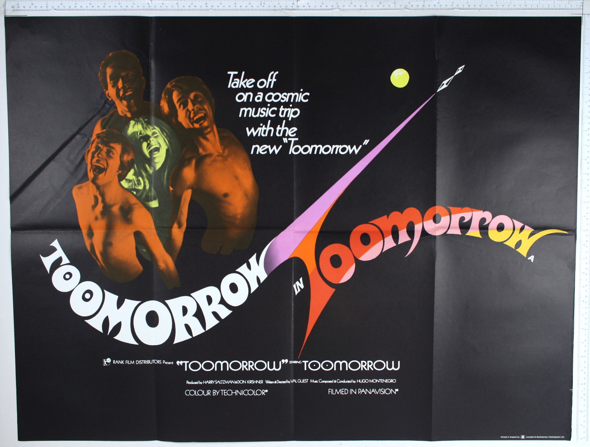 Toomorrow (1970) UK Quad Poster #New