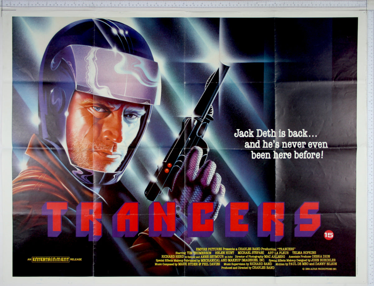 Trancers (1984) UK Quad Poster – Horror Poster Emporium