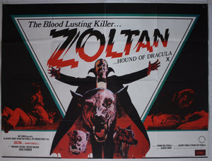 Zoltan... Hound of Dracula (1977) UK Quad Poster #New